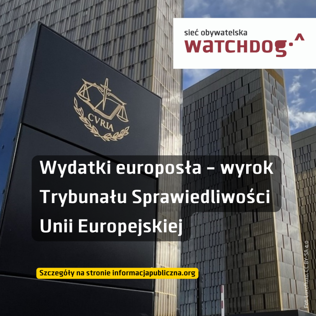 Wydatki europosła - wyrok Trybunału Sprawiedliwości Unii Europejskiej.