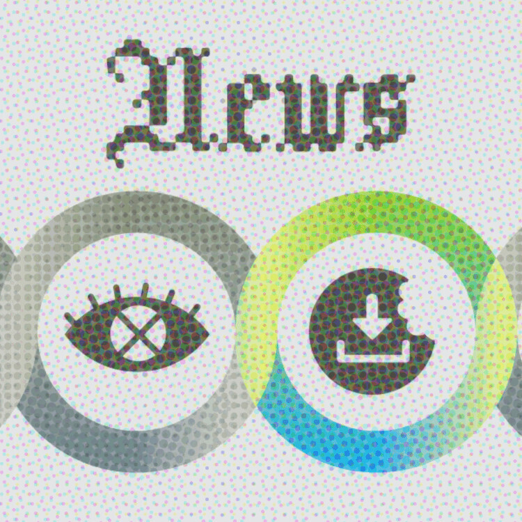 EFF's banner for the save news series; the word 'NEWS' appears in pixelated, gothic script in the style of a newspaper masthead. Beneath it in four entwined circles are logos for breaking up ad-tech, ending surveillance ads, opening app stores, and end-to-end delivery. All the icons except for 'open app stores' are greyed out.


Image:
EFF
https://www.eff.org/deeplinks/2023/06/save-news-we-must-open-app-stores

CC BY 3.0
https://creativecommons.org/licenses/by/3.0/deed.en

