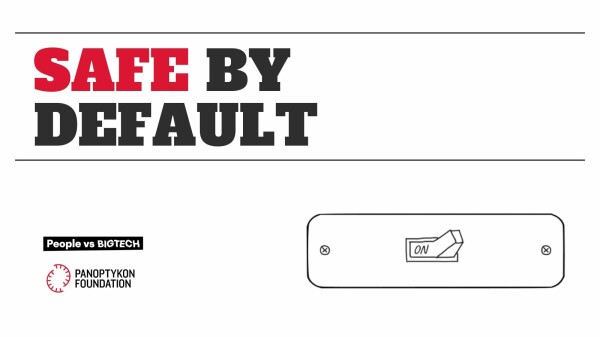 "Safe by default" report cover