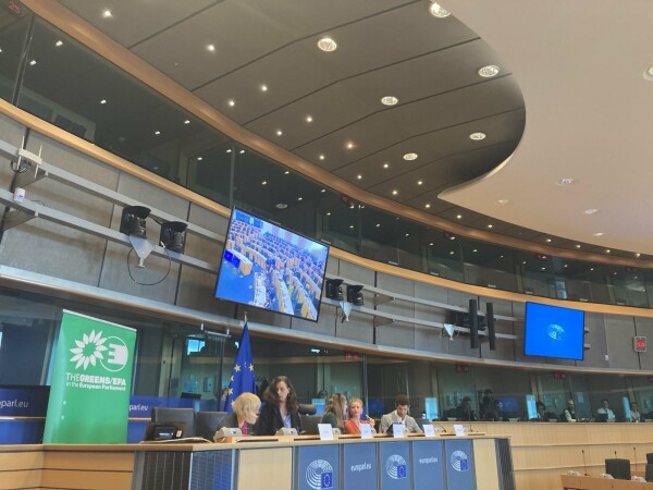 Występujące na wysłuchaniu w Parlamencie Europejskim / Speakers at the PE hearing