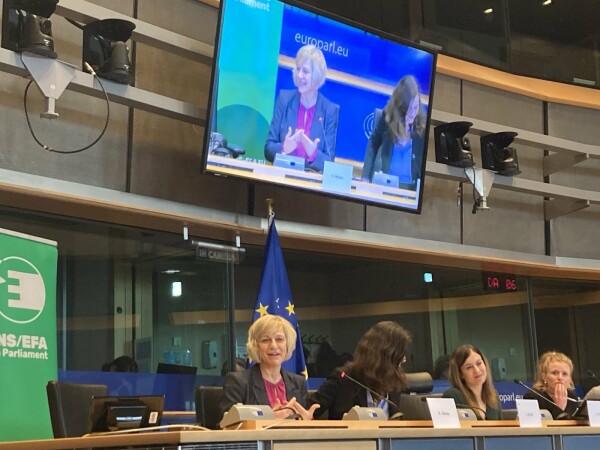 Renate Nicolay na wysłuchaniu w Parlamencie Europejskim / at the PE hearing