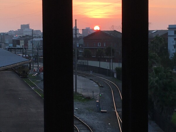 Sunset in New Orleans 
