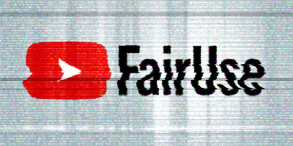 EFF's banner for the 'Unfiltered' white paper, depicting TV static overlaid with a parody of the Youtube logo and wordmark, but instead of 'Youtube' it reads 'Fair Use,' with glitched vertical and horizontal sync that distorts the logo.


Image:
EFF
https://www.eff.org/files/banner_library/yt-fu-1b.png

CC BY 3.0
https://creativecommons.org/licenses/by/3.0/deed.en
