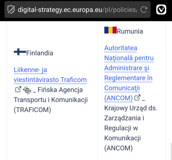 Krajowy Urząd ds. Zarządzania i Regulacji w Komunikacji (ANCOM)